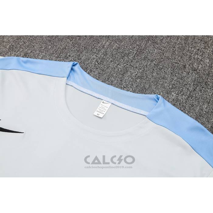Tuta da Track Tottenham Hotspur Manica Corta 2024-2025 Grigio - Pantaloncini